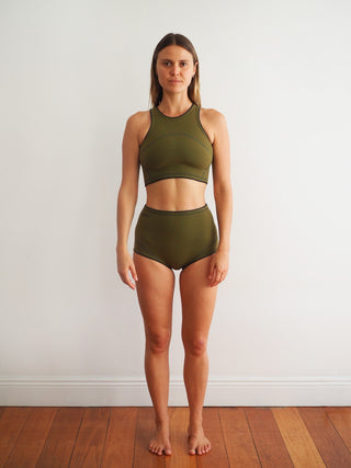 our green wetsuit top 2mm
