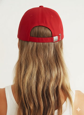 Recycled Cotton |  Essential Cap | Chili Red