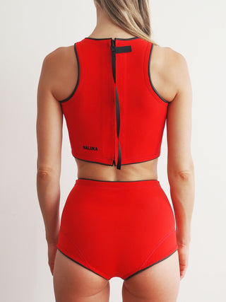 2mm Wetsuit Shorts for Women | Chili Red